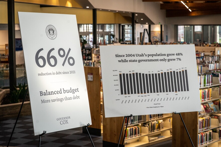 Gov. Spencer Cox said this year's budget was tight, but he carved out $25 million in one-time money plus an ongoing $20 million for Utah’s new approach to homelessness that aligns with a Trump executive order.