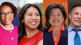 Four candidates are campaigning for Orange County Mayor. (l-r) Tiffany Moore-Russell, Stephanie Murphy, Mayra Uribe and Chris Messina