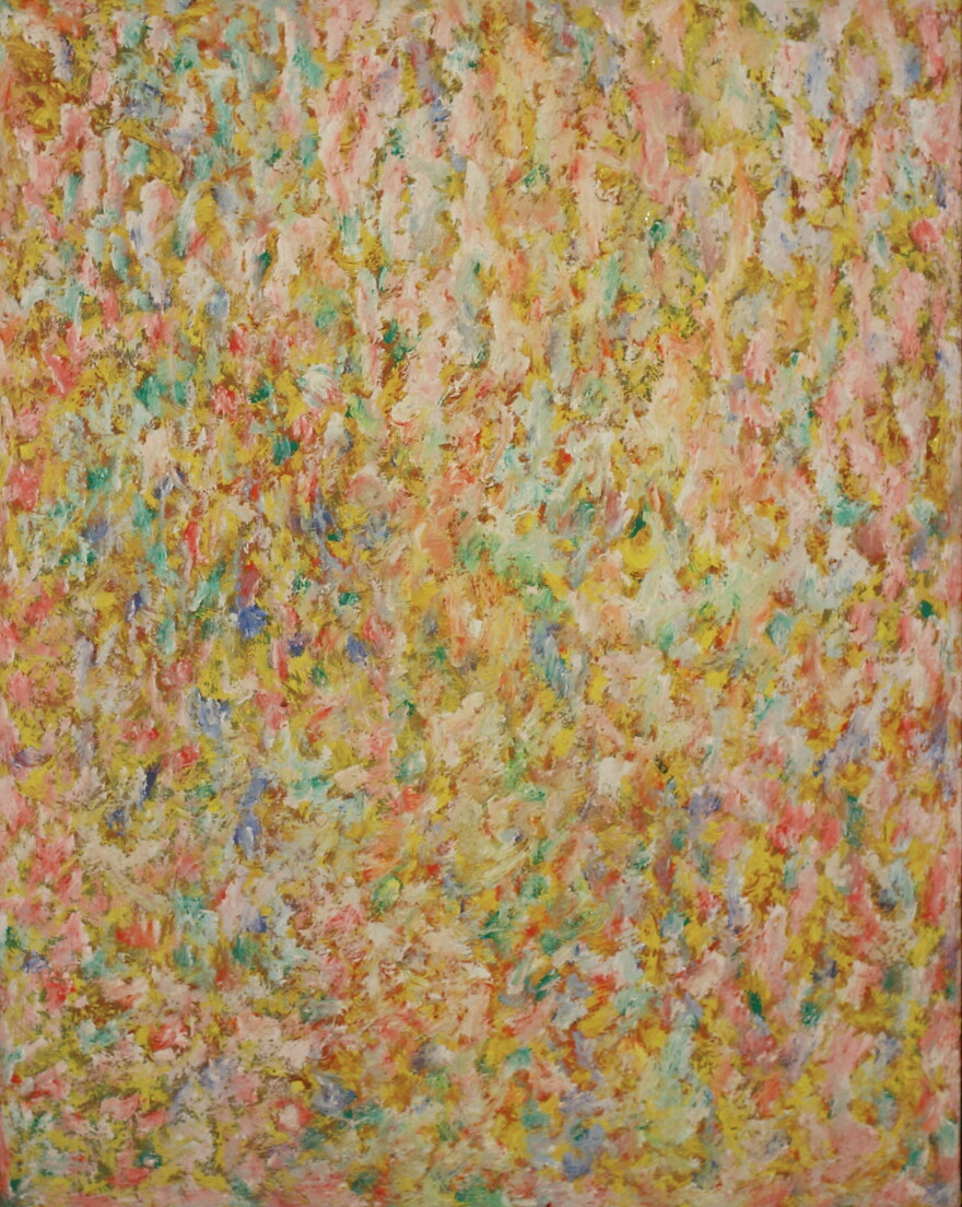 Scattered Light, 1964. The artist's interest in the union of light and movement was sparked by the natural surroundings of his suburban studio at Clamart, and it persisted well after he moved back to central Paris in early 1962.