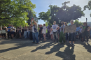 Protestors against ICE in Eugene