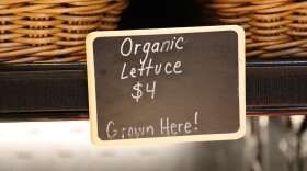 Brookford Farm's lettuce displayed in its Canterbury farm store.