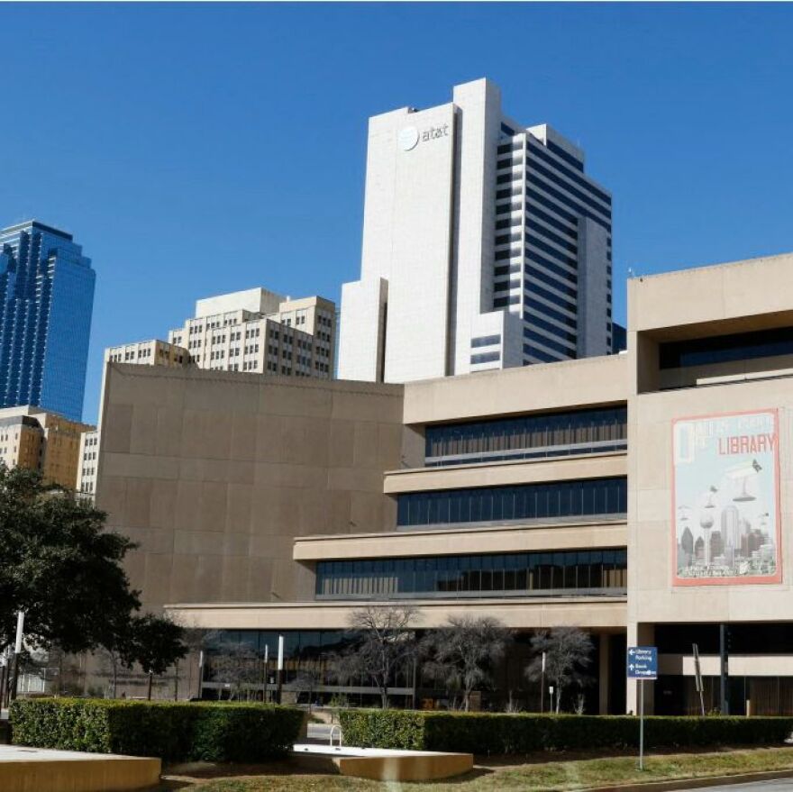 The J. Erik Jonsson Central Library in downtown Dallas. Shot on Friday, January 15, 2016.