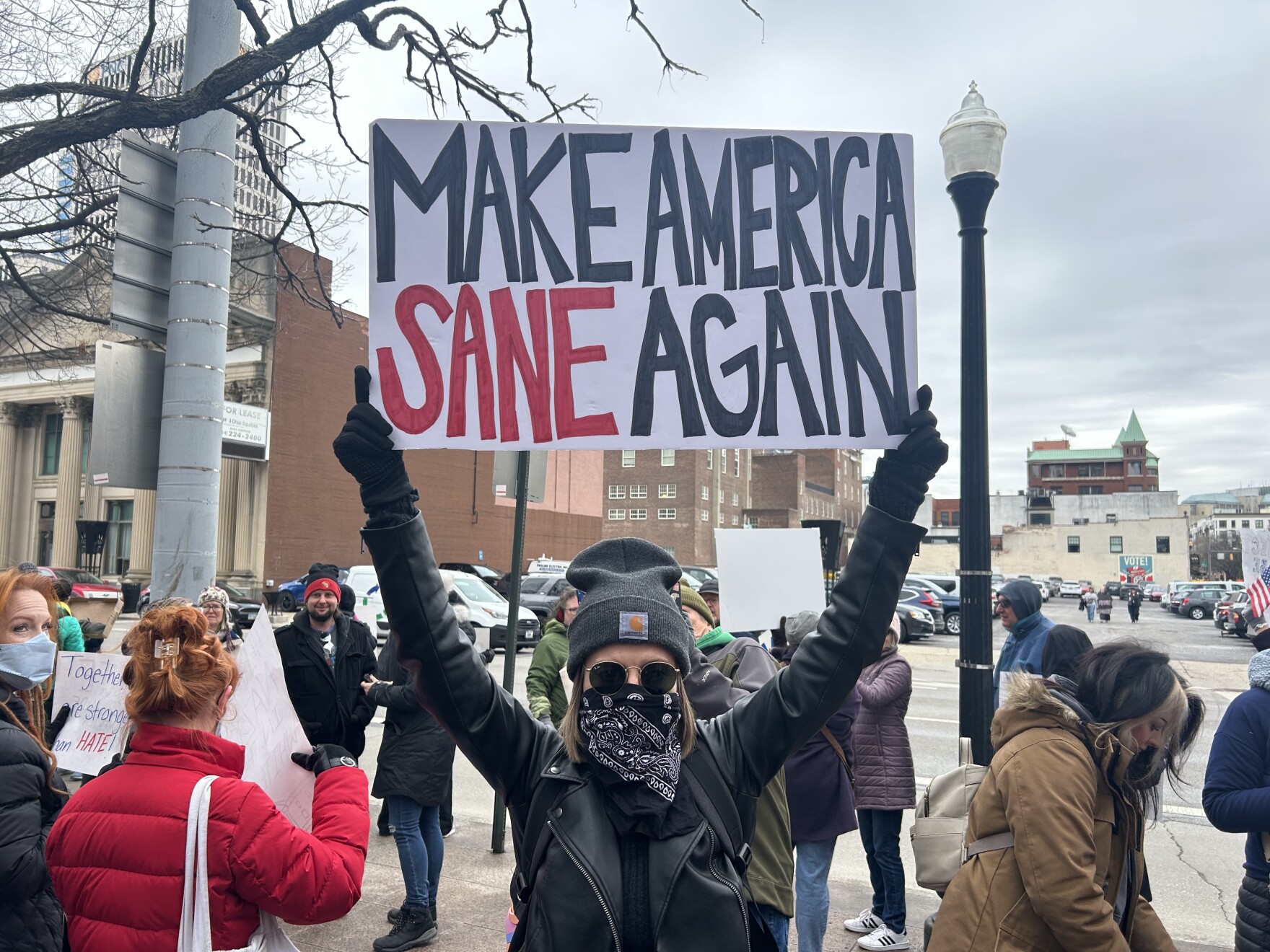 Hundreds of Ohioans join national protest over Trump administration's ...