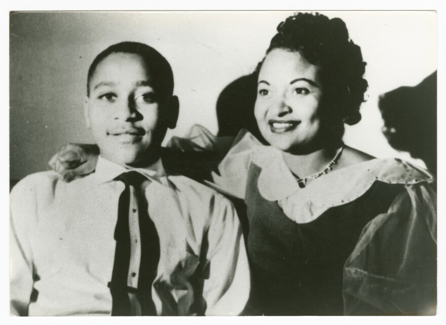 Emmet Till and his mother, Mamie Till Mobley ca. 1953.