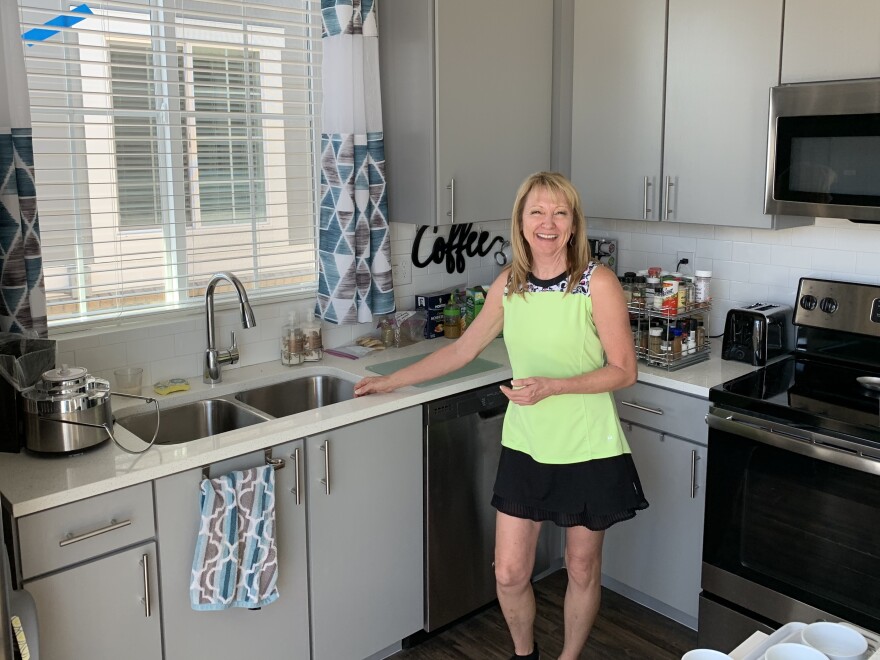 "I wanted the house feel but not the house payment and not the commitment of a 30-year mortgage," Lou Ann Erwin says.