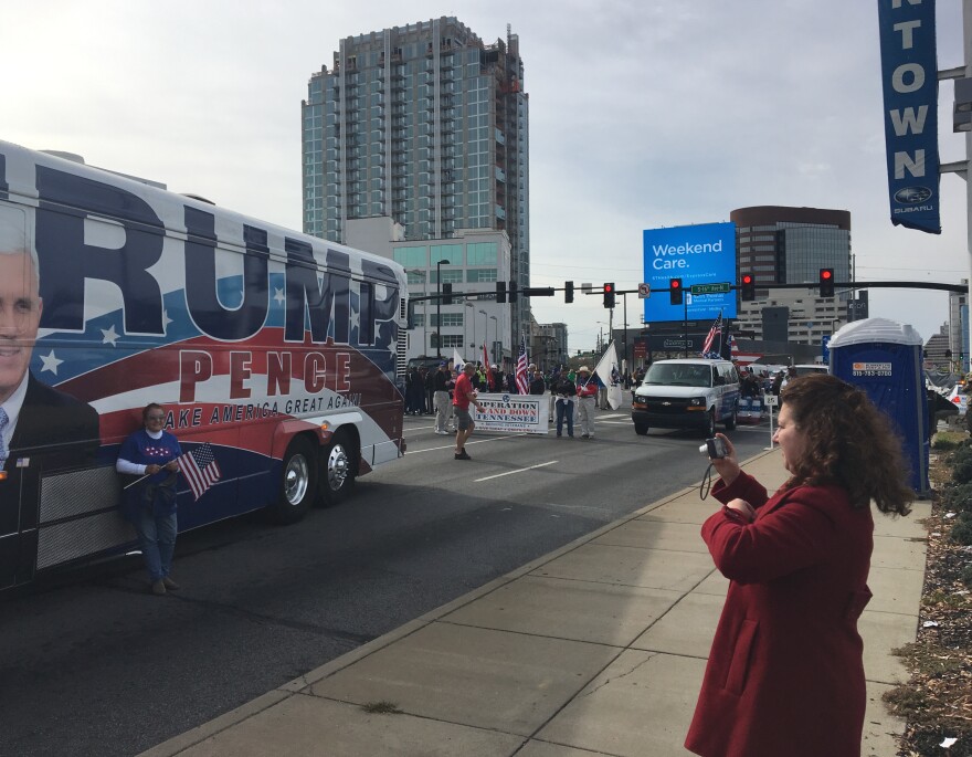 President Trump's approval rating in Tennessee hovered around 50 percent in April of this year, roughly where it was in 2017.