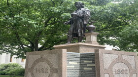 The city of Columbus didn't celebrate Columbus day in 2018. The city is also now considering removing a statue of its namesake, shown Thursday, July 16, 2020, outside the Ohio Statehouse.