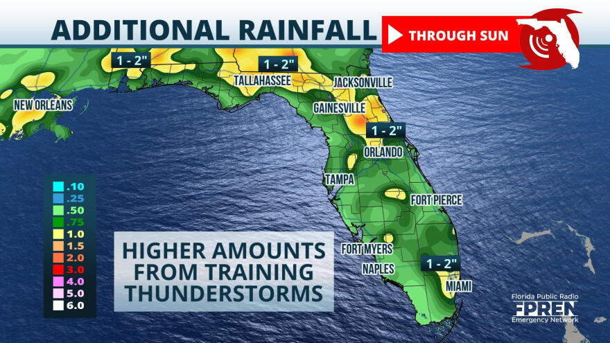 Rainfall Through The Weekend