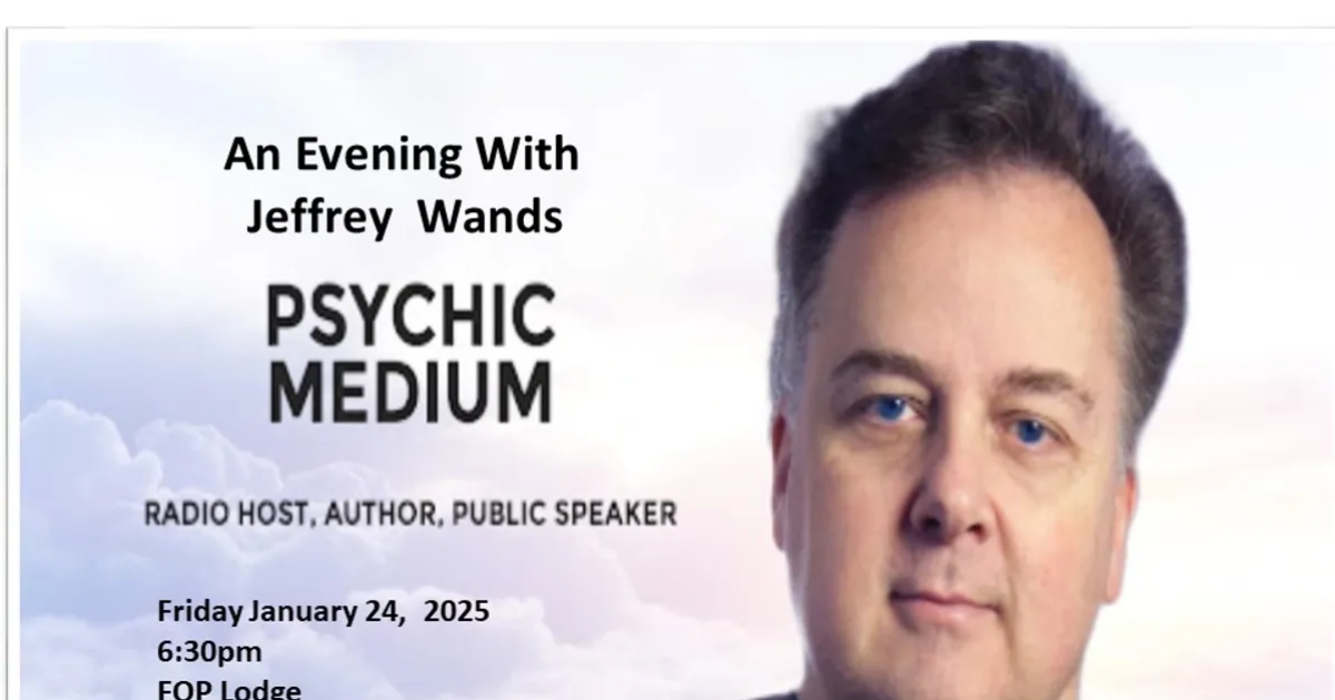 An evening with Psychic Medium Jeffrey Wands to benefit Green Gables ...