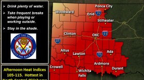 Oklahomans will face temperatures in the high 90s and heat index values near 110 degrees.