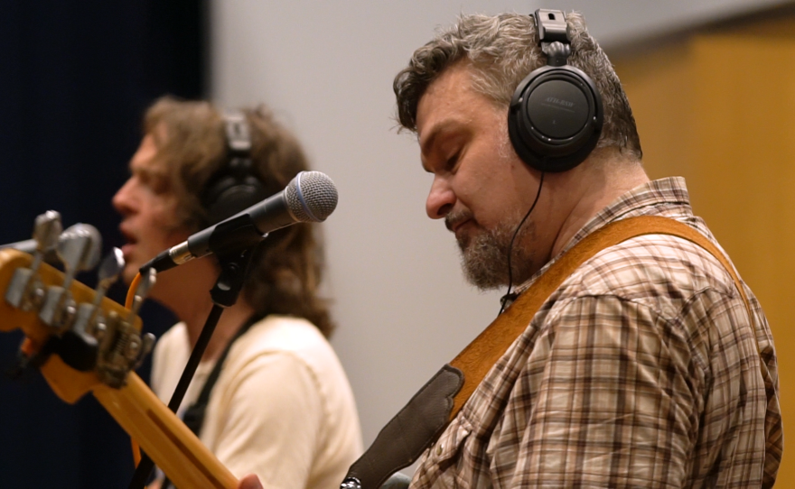 King of the Demons performing live in WNIJ's Studio A