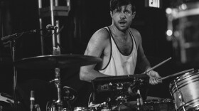 Wild Cub drummer Dabney Morris getting it done.