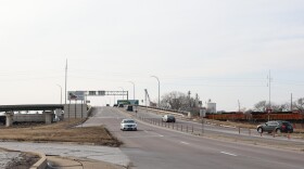 Sioux City viaduct on Gordon Drive, on February 2nd, 2026 (Alejandra Perez, Siouxland Public Media News)