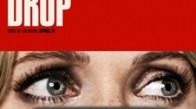 Movie poster for the thriller film "Drop"