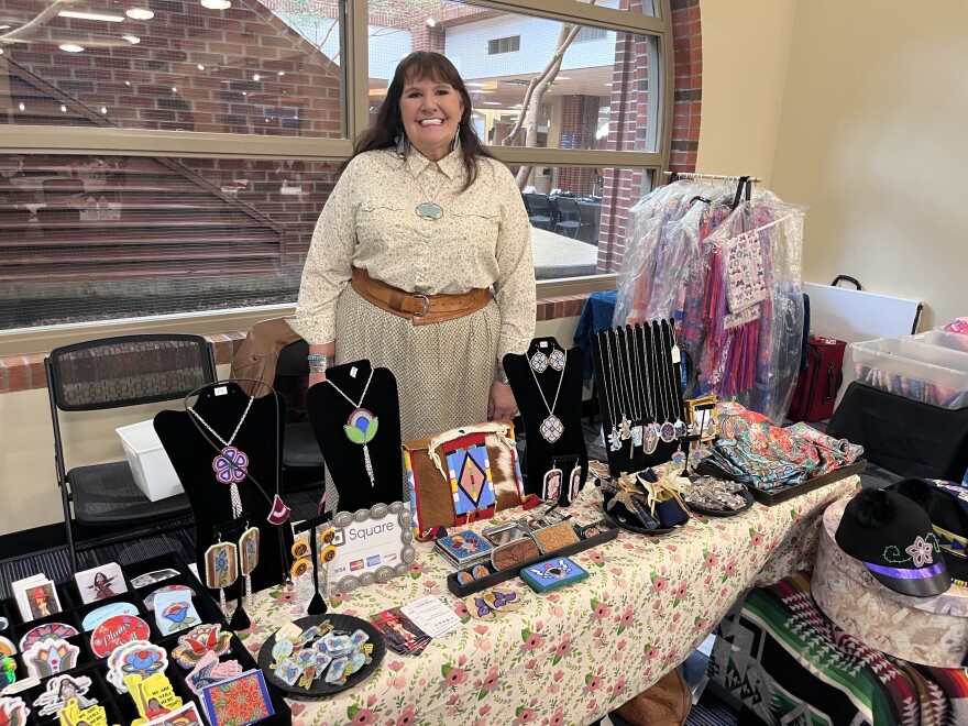 Carrie Moran McCleary, a member of the Little Shell Chippewa Tribe of Great Falls, is in her eighth year of running her business Plains Soul