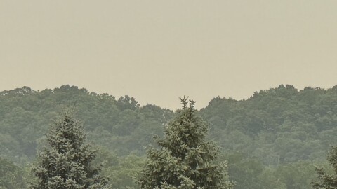 Canadian wildfires cause smoke to drift into the skies in central New York