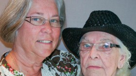 Marlene Watson and Rosella "Rose" Liscum at their StoryCorps interview in Rensselaer Falls, N.Y., in 2012.