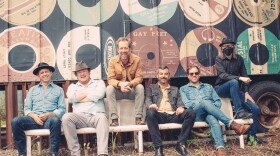 The Steep Canyon Rangers release their new album, Morning Shift, on September 8. Bassist Barrett Strong, far left, calls their upcoming concert at the Blue Ridge Music Center a "homecoming." Photo by Sandlin Gaither.