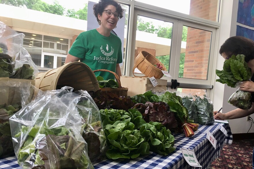 Meredith Cohen currently sells Southern staples like squash, watermelon, and greens, at her own farm stand outside the Jewish community center in Durham, North Carolina.