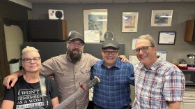Linda Smith, Seamus Collins, Marty Achatz, and B.G. Bradley of North Words and Music (L to R)