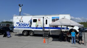 The NIOSH mobile black lung screening clinic visited Morgantown, West Virginia, in July 2025.