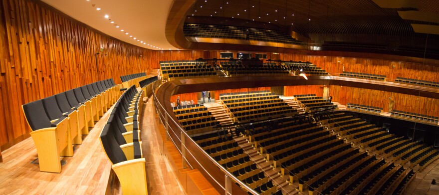 The "Blue Whale" auditorium can hold 1,750 people.