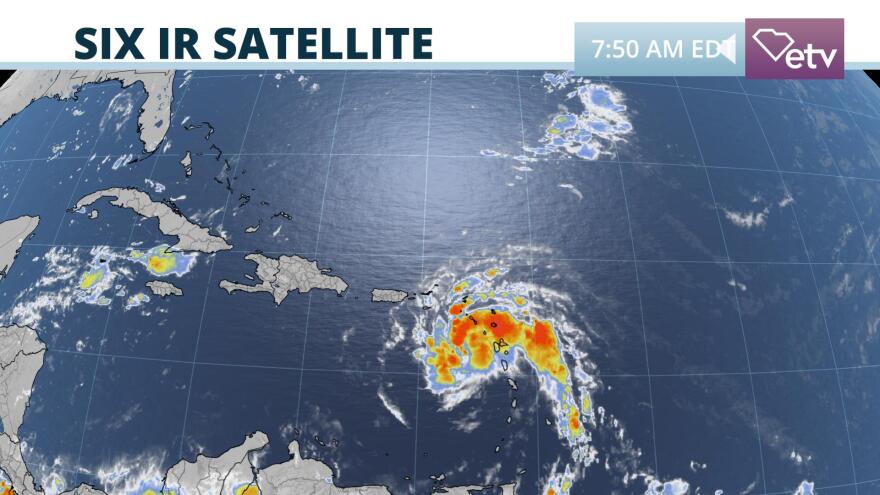 Potential Tropical Cyclone Six Satellite Imagery