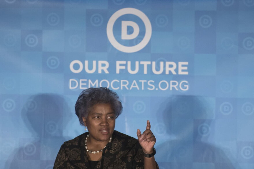 Democratic National Committee Chair Donna Brazile speaks during the general session of the Democratic National Committee winter meeting in Atlanta, Saturday, Feb. 25, 2017. (AP Photo/Branden Camp)