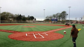 Moller Field re-opened in 2012 after a $2.6-million renovation. (KCAW photo)