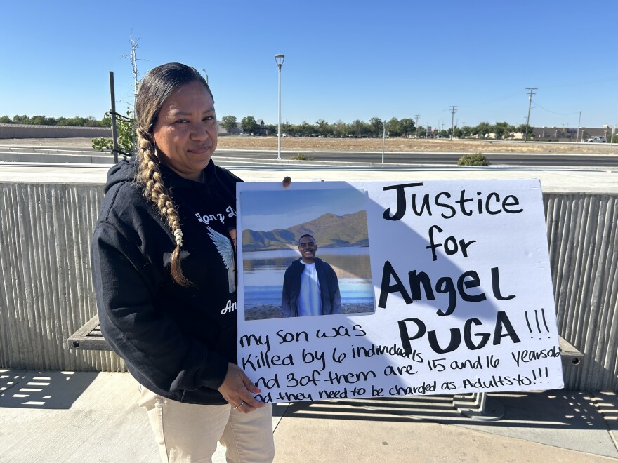 Patricia Cruz lost her son Angel Puga last October during a Halloween party where he was shot.