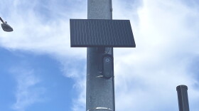 A Flock camera in the City of Newburgh