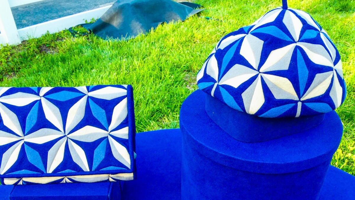 Appraisal: Lenci Felted Wool Clutch & Beret, ca. 1927 | Vermont Public