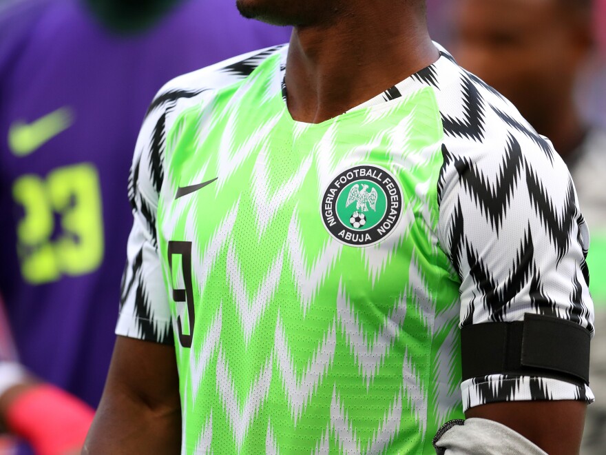 Nigeria's jersey for the 2018 World Cup