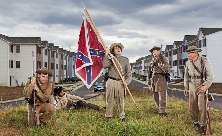 Confederate re-enactors at Germanna Heights apartments. On May 4, 1864, Gen. Ulysses S. Grant launched his 120,000-man federal invasion here, in central Virginia.