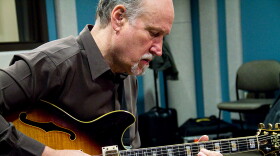 Guitarist John Scofield performing in the KPLU Seattle studios on October 28.