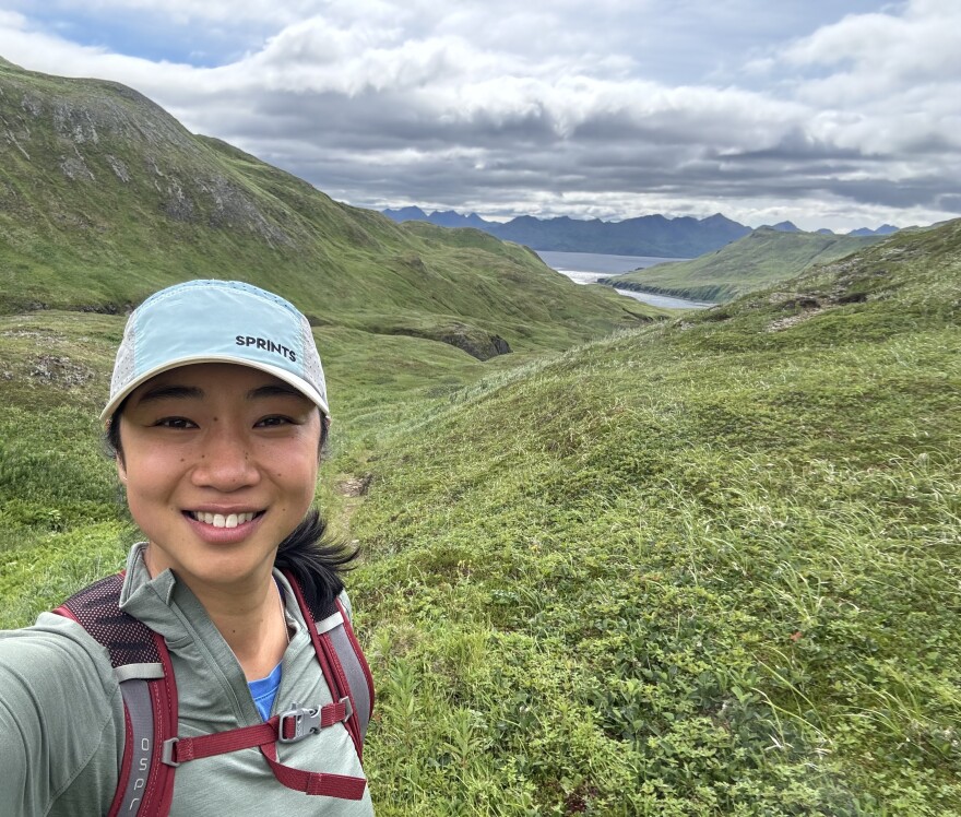 Katie Reuther arrived in Unalaska on July 14.