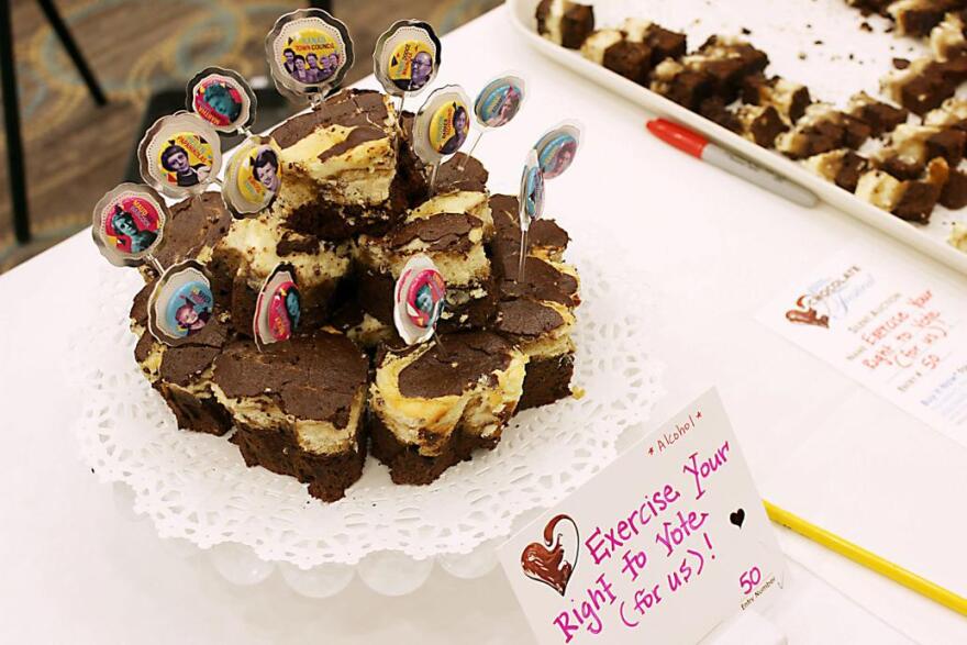 This entry in the 2020 Cache Valley Chocolate Festival celebrated woman's suffrage.