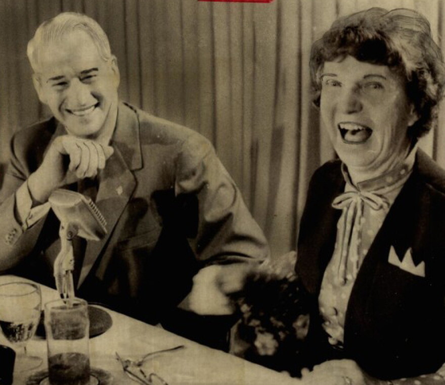 Robert J. LaFortune, left, and Patience Latting.