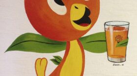 The Orange Bird is a cartoon character mascot created in 1970 by Disney for the Florida Citrus Commission. A likeness of the famous icon now hangs in the hallway of Florida Citrus Mutual CEO Mike Sparks.