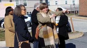 Congresswoman Lisa Blunt-Rochester and Cornerstone West CDC President and CEO Sarah Lester discuss affordable housing in Wilmington's West End neighborhood.