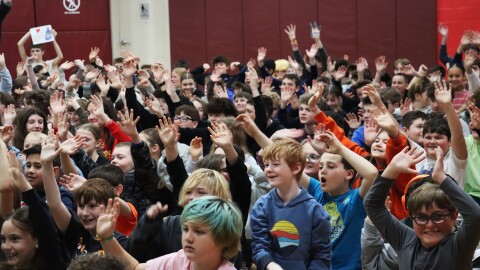 Auburn Village School students had a lot of questions for Gov. Kelly Ayotte after she read them Dr. Seuss's Oh, the Places You'll Go!