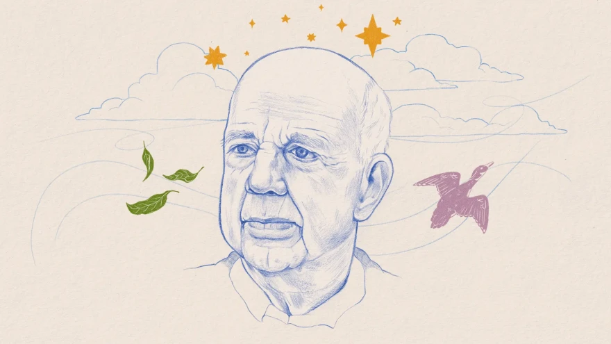 Illustration of Wendell Berry