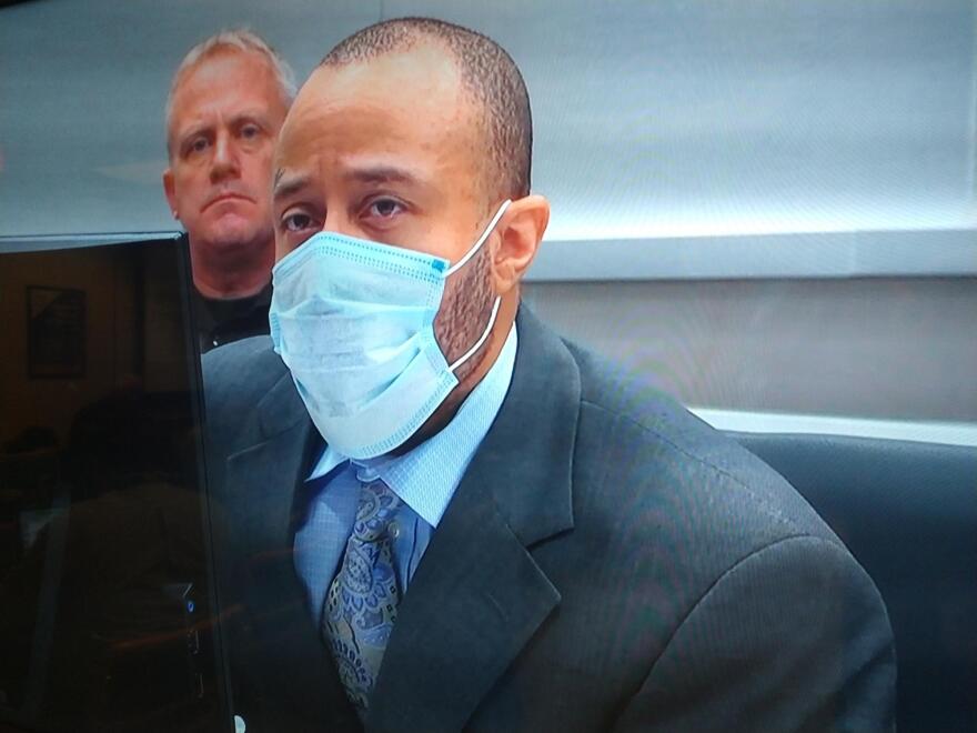 Waukesha Christmas parade defendant Darrell Brooks listens to witness testimony during Tuesday's court session.