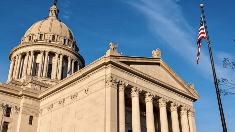 The Oklahoma State Capitol.
