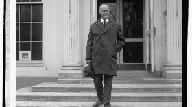 Eugene Debs leaves the White House, December 26, 1921 - three days after President Warren G. Harding commuted his prison sentence. Debs was jailed for violating the Espionage Act after delivering an anti-war speech in Canton, Ohio in 1918.