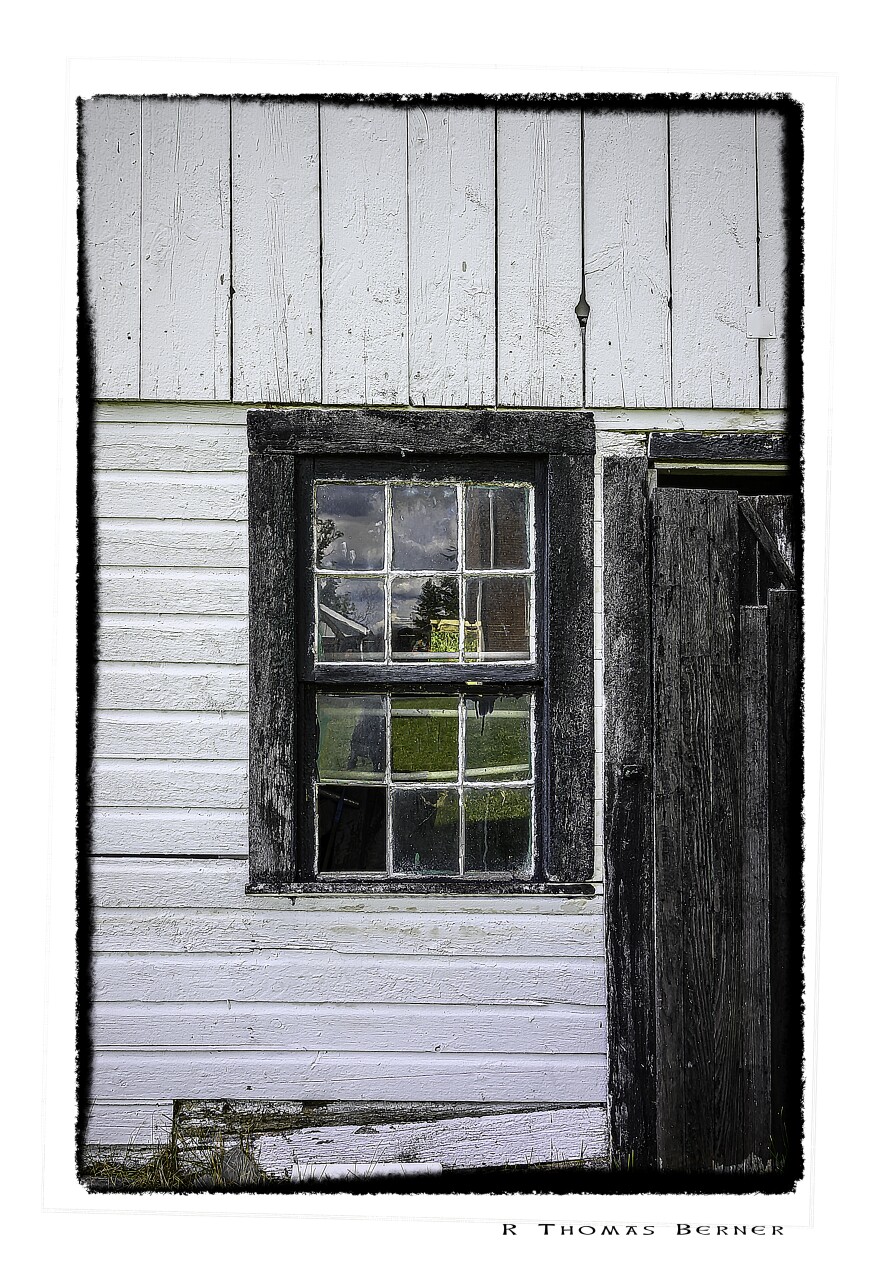 Berner’s second photograph featured in the exhibit depicts a barn window. He took this photograph while on a barn tour in western Pennsylvania.