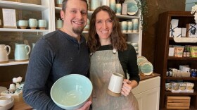 Carvel and Ashley Norman at Dirty South Pottery in Winchester