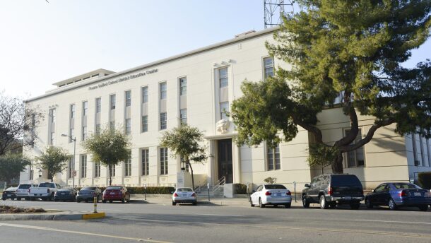 Fresno Unified School District offices in downtown Fresno.