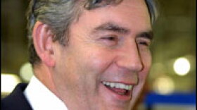 Britain's Chancellor of the Exchequer Gordon Brown in February.