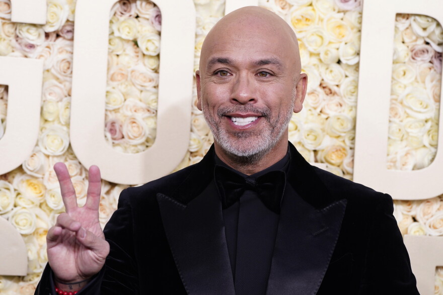 Host Jo Koy arrives at the 81st Golden Globe Awards on Sunday, Jan. 7, 2024, at the Beverly Hilton in Beverly Hills, Calif.